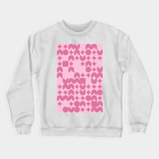 Valentines Day Geometric Pattern - Flowers #7 Crewneck Sweatshirt